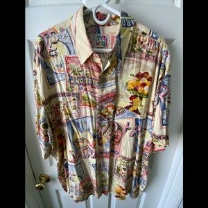 JAMS WORLD XL men’s Vintage Parisian print.